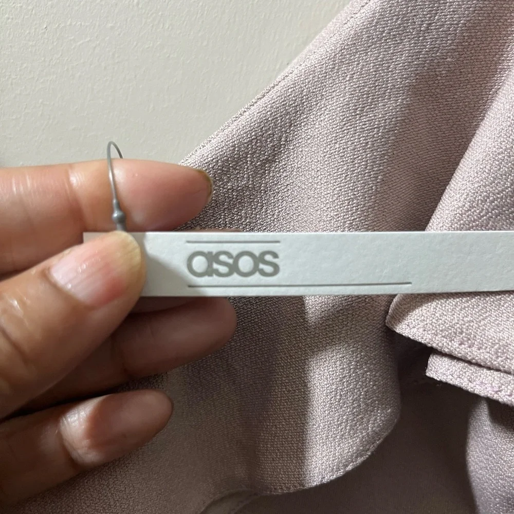 ASOS spaghetti strap dress! Color beige! Pit the pit 17 inches. Length 36 inches - Picture 10 of 17